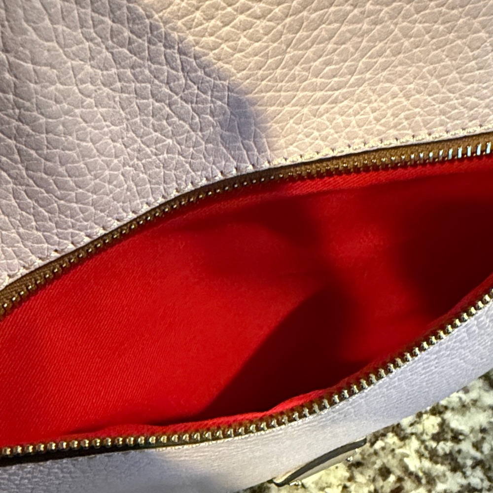 Dooney & Bourke Light Pink Tote with Brown Accents - Picture 7 of 7